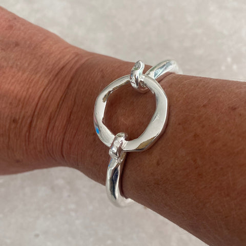 Silver/Gold moon buckle bracelets