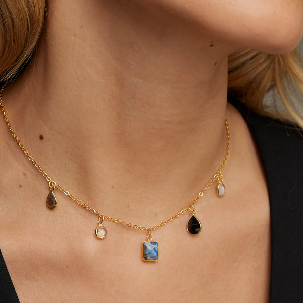 Aubrey charm necklace