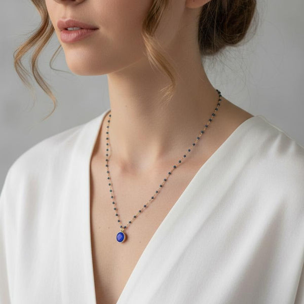 Semi-precious stone necklace