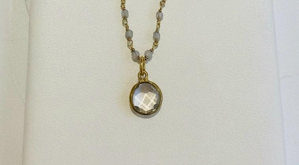 Semi-precious stone necklace