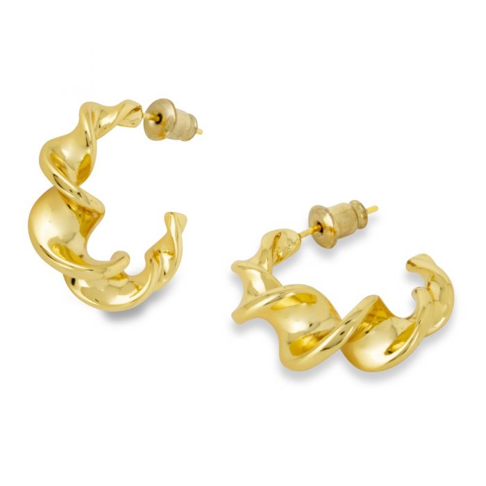 Small Gold Hoop Earrings - Tia Mini