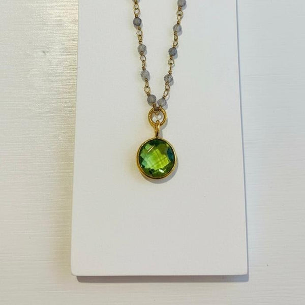 Semi-precious stone necklace