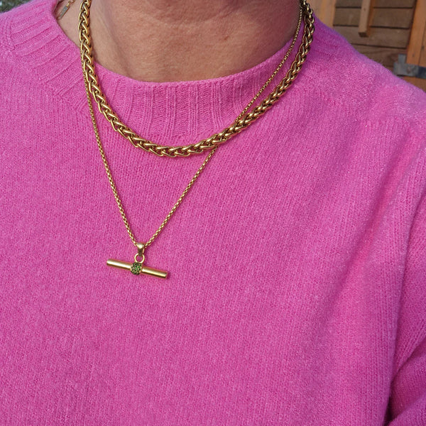 Wheat chain necklace