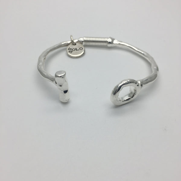 Silver/gold  T bracelet