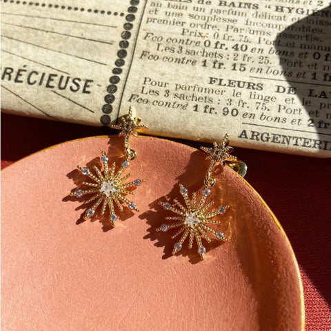 Northern star earrings