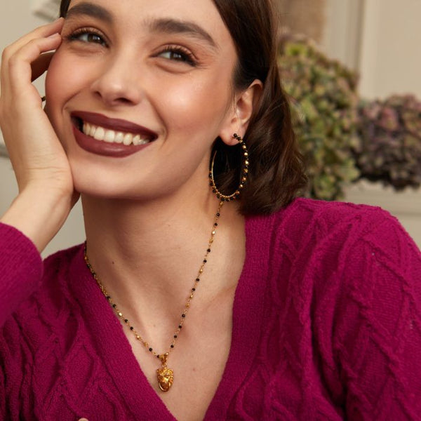 Riva large hoop earrings