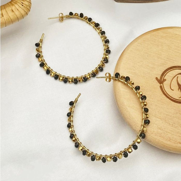 Riva large hoop earrings