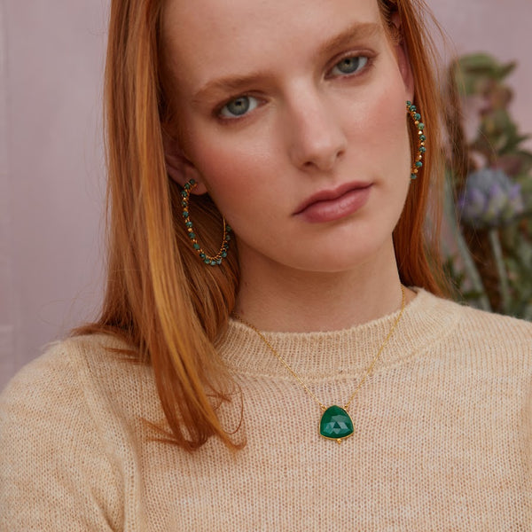 Riva large hoop earrings