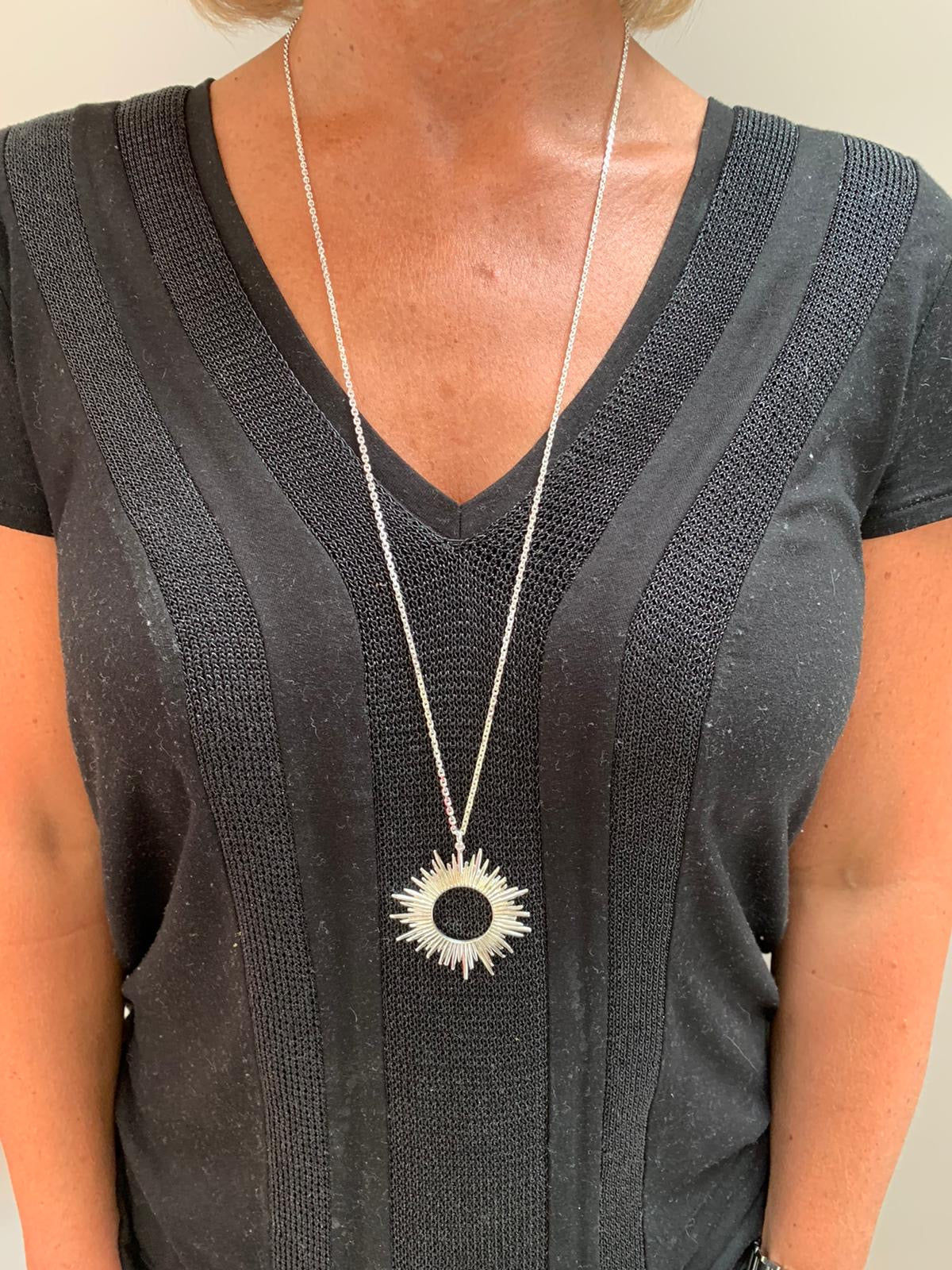 You Are My Sunshine Letter Carved Open Locket Sunflower Pendant Necklace  Women Gift | Fruugo UK